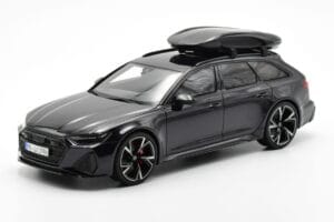 Audi RS6 C8 Avant Mythos Schwarz Mit Carbon-Dach Asien-Edition GT Spirit 1:18