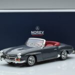 Mercedes 190 SL W121 Roadster Grau Norev 1:18