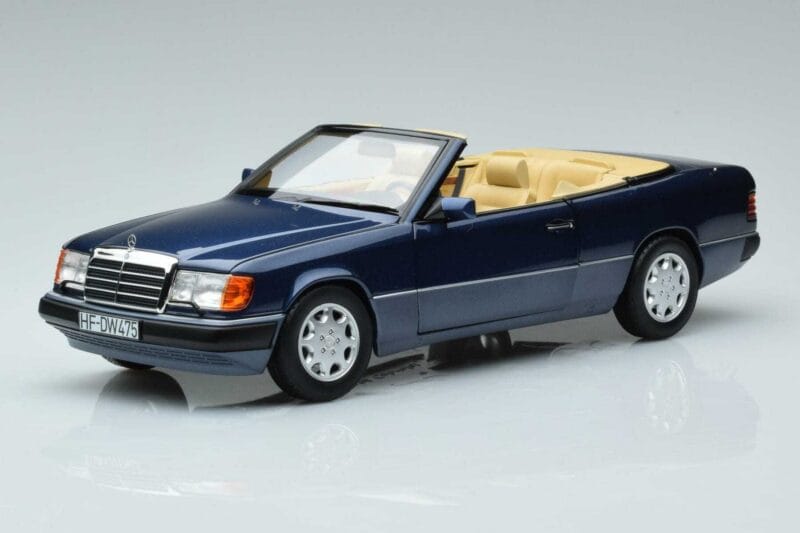 Mercedes 300 CE-24 A124 Cabriolet Nautical Blue Limitierte Auflage Norev 1:18