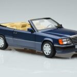 Mercedes 300 CE-24 A124 Cabriolet Nautical Blue Limitierte Auflage Norev 1:18