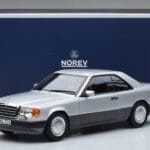 Mercedes 300 CE-24 C124 Coupé Silber Norev 1:18