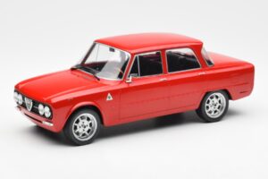 Alfa Romeo Giulia Nuova Super Rot Custom Wheels MCG 1:18