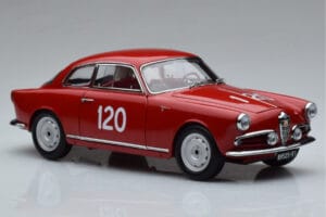 Alfa Romeo Giulietta SV #120 Mille Miglia 1956 Kyosho 1:18 08957A Metall — Bild 5 von 9