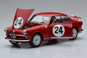 Alfa Romeo Giulietta SV #24 Targa Florio 1958 Kyosho 1:18 08957B Metall — Bild 2 von 9
