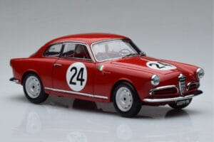 Alfa Romeo Giulietta SV #24 Targa Florio 1958 Kyosho 1:18 08957B Metall — Bild 5 von 9