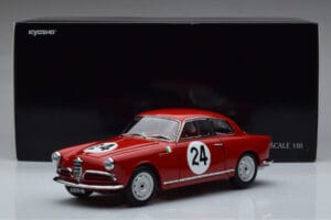 Alfa Romeo Giulietta SV #24 Targa Florio 1958 Kyosho 1:18 08957B Metall — Bild 9 von 9