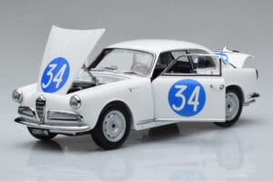 Alfa Romeo Giulietta SV #34 Targa Florio 1960 Kyosho 1:18 08957C Metall — Bild 2 von 9