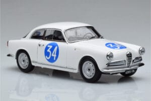Alfa Romeo Giulietta SV #34 Targa Florio 1960 Kyosho 1:18 08957C Metall — Bild 5 von 9