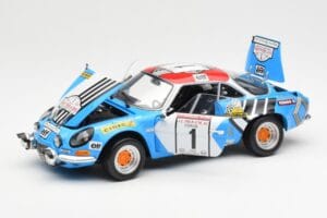 Alpine A110 1600S #1 Nicolas / Vial Winner Tour de Corse 1973 Kyosho 1:18 08485A Metall — Bild 2 von 8
