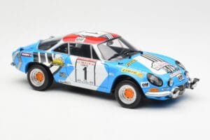Alpine A110 1600S #1 Nicolas / Vial Winner Tour de Corse 1973 Kyosho 1:18 08485A Metall — Bild 6 von 8