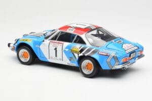 Alpine A110 1600S #1 Nicolas / Vial Winner Tour de Corse 1973 Kyosho 1:18 08485A Metall — Bild 7 von 8