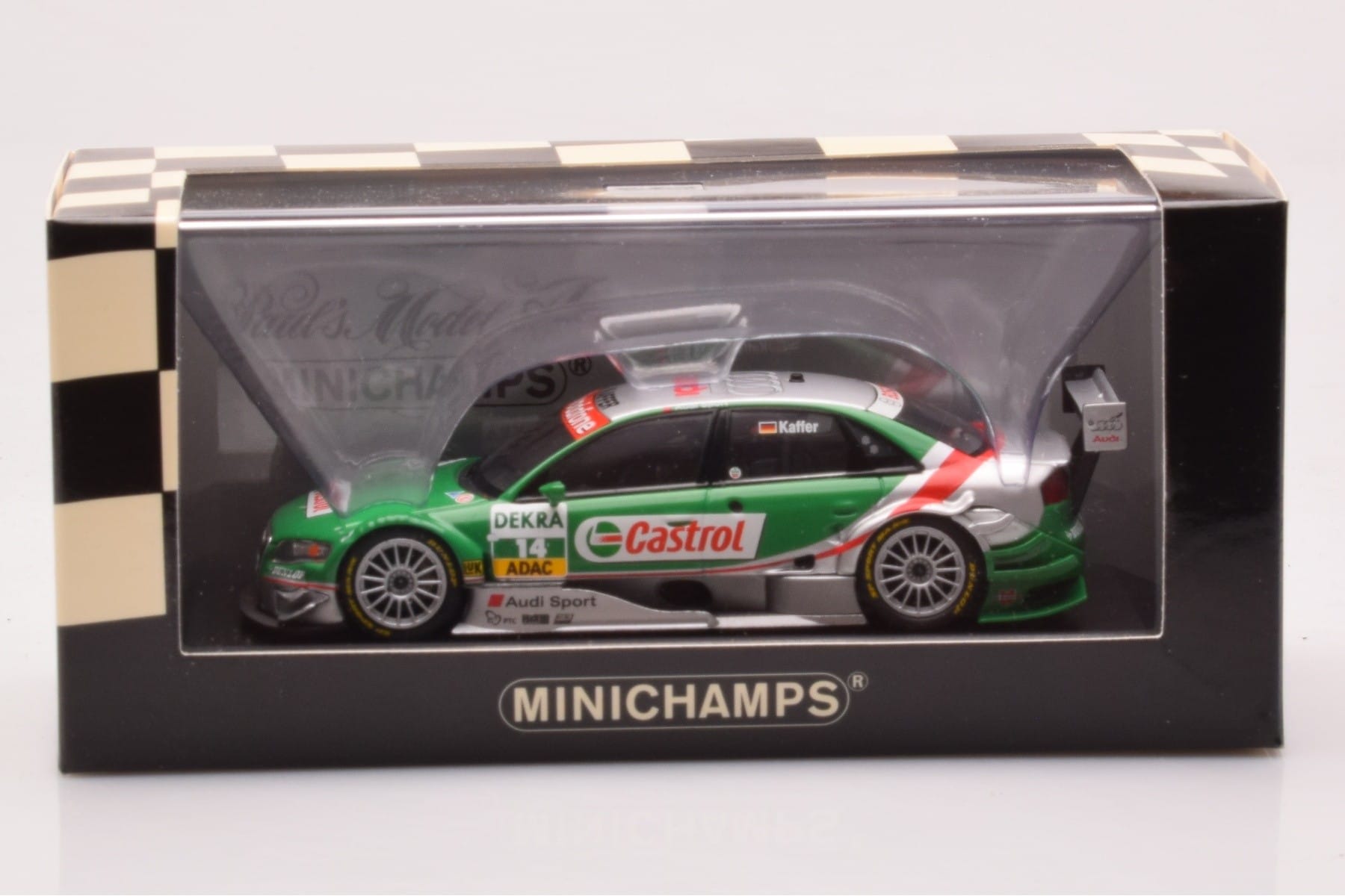 Audi A4 B7 DTM Team Phoenix #14 F. Kaffer DTM 2006 Minichamps 1:43 400061514 Metall — Bild 4 von 4