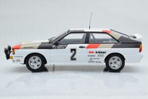 Audi Quattro Audi Sport #1 H. Mikkola / A. Hertz Winners International Swedish Rally 1981 Minichamps 1:18 155811102 Metall — Bild 3 von 6