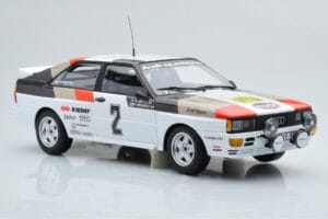 Audi Quattro Audi Sport #1 H. Mikkola / A. Hertz Winners International Swedish Rally 1981 Minichamps 1:18 155811102 Metall — Bild 4 von 6