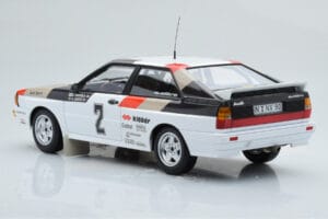 Audi Quattro Audi Sport #1 H. Mikkola / A. Hertz Winners International Swedish Rally 1981 Minichamps 1:18 155811102 Metall — Bild 5 von 6