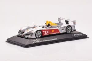Audi R10 TDI LMP1 #7 R. Capello / T. Kristensen / A. McNish 24 Hours of Le Mans 2006 Minichamps 1:43 400061607 Metall — Bild 2 von 4