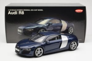 Audi R8 4.2 FSI V8 Blau Kyosho 1:18 09213BL Metall — Bild 8 von 8