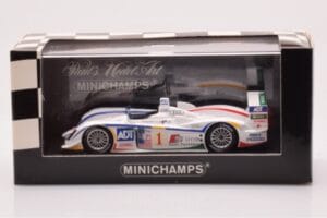 Audi R8 #1 J.J. Lehto / M. Werner GP of Atlanta Winners 2005 Minichamps 1:43 400051391 Metall — Bild 4 von 4