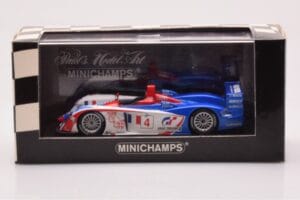 Audi R8 #4 M. Ortelli / J-M. Gounon 1000km Spa 2005 Minichamps 1:43 400051304 Metall — Bild 4 von 4