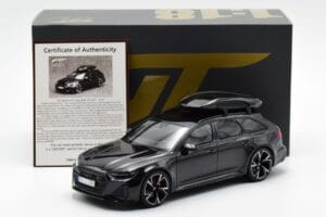 Audi RS6 C8 Avant Mythos Schwarz Mit Carbon-Dach Asia Edition GT Spirit 1:18 CLDC007 Resin — Bild 6 von 6