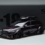 Audi RS6 C7 Avant Mit Body Kit Lila GT Spirit 1:18 GT864 Resin - image 6 of 6