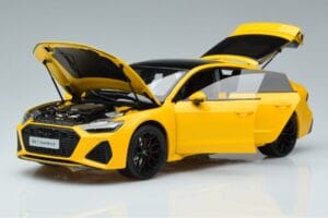 Audi RS7 C8 Sportback Gelb Vossen Rims Limitierte Auflage Kengfai 1:18 VAKF-0335 Metall — Bild 2 von 8