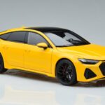 Audi RS7 C8 Sportback Gelb Vossen Rims Limitierte Auflage Kengfai 1:18 VAKF 0335 Metall - image 6 of 8