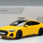 Audi RS7 C8 Sportback Gelb Vossen Rims Limitierte Auflage Kengfai 1:18 VAKF 0335 Metall - image 8 of 8