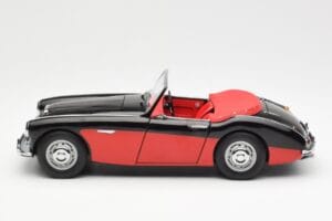 Austin-Healey 3000 Mk I Spider Schwarz Rot Kyosho 1:18 08141KR Metall — Bild 4 von 8