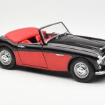 Austin-Healey 3000 Mk I Spider Schwarz Rot Kyosho 1:18 - image 6 of 8