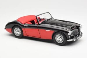 Austin-Healey 3000 Mk I Spider Schwarz Rot Kyosho 1:18 08141KR Metall — Bild 6 von 8