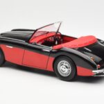 Austin-Healey 3000 Mk I Spider Schwarz Rot Kyosho 1:18 - image 7 of 8