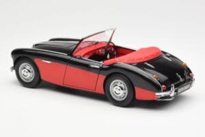 Austin-Healey 3000 Mk I Spider Schwarz Rot Kyosho 1:18 08141KR Metall — Bild 7 von 8