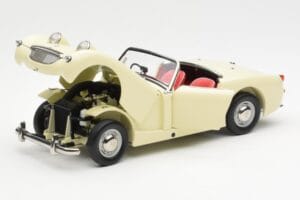 Austin-Healey Sprite Mk I Open Old English Weiß Kyosho 1:18 08953EW Metall — Bild 2 von 8