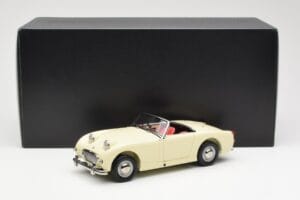 Austin-Healey Sprite Mk I Open Old English Weiß Kyosho 1:18 08953EW Metall — Bild 8 von 8