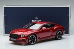 Bentley Continental GT Candy Rot Norev 1:18 182788 Metall — Bild 7 von 7