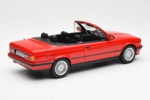 BMW 318i E30 Cabriolet Rot Norev 1:18 183210 Metall — Bild 2 von 6