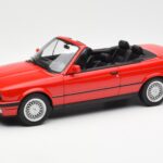 BMW 318i E30 Cabriolet Rot Norev 1:18