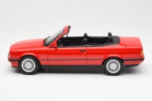 BMW 318i E30 Cabriolet Rot Norev 1:18 183210 Metall — Bild 3 von 6