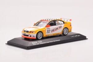 BMW 320i E46 Wiechers Sport #32 Hennerici / Wiechers WTCC 2005 Minichamps 1:43 400052432 Metall — Bild 2 von 4