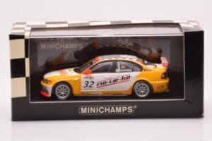 BMW 320i E46 Wiechers Sport #32 Hennerici / Wiechers WTCC 2005 Minichamps 1:43 400052432 Metall — Bild 4 von 4
