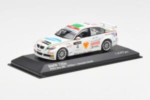 BMW 320si E90 BMW Team Italy Spain #4 A. Zanardi WTCC Brno 3rd Race 2007 Minichamps 1:43 400072604 Metall — Bild 2 von 4