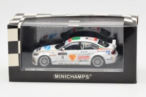 BMW 320si E90 BMW Team Italy Spain #4 A. Zanardi WTCC Brno 3rd Race 2007 Minichamps 1:43 400072604 Metall — Bild 4 von 4