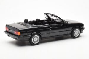 BMW 325i E30 Cabriolet Schwarz Metallic Norev 1:18 183211 Metall — Bild 2 von 6