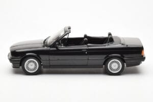 BMW 325i E30 Cabriolet Schwarz Metallic Norev 1:18 183211 Metall — Bild 3 von 6