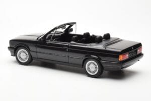 BMW 325i E30 Cabriolet Schwarz Metallic Norev 1:18 183211 Metall — Bild 5 von 6