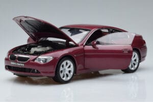 BMW 645Ci E63 Dunkelrot Kyosho 1:18 08701CR Metall — Bild 2 von 7