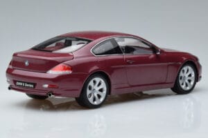 BMW 645Ci E63 Dunkelrot Kyosho 1:18 08701CR Metall — Bild 3 von 7