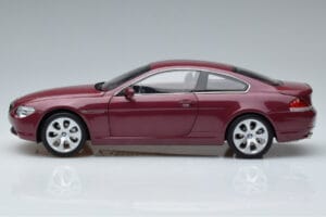 BMW 645Ci E63 Dunkelrot Kyosho 1:18 08701CR Metall — Bild 4 von 7