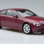 BMW 645Ci E63 Dunkelrot Kyosho 1:18 08701CR Metall - image 5 of 7